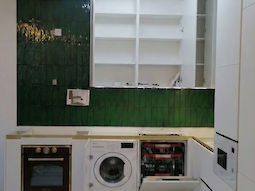 Кухня МДФ с фасадами в эмали на заказ